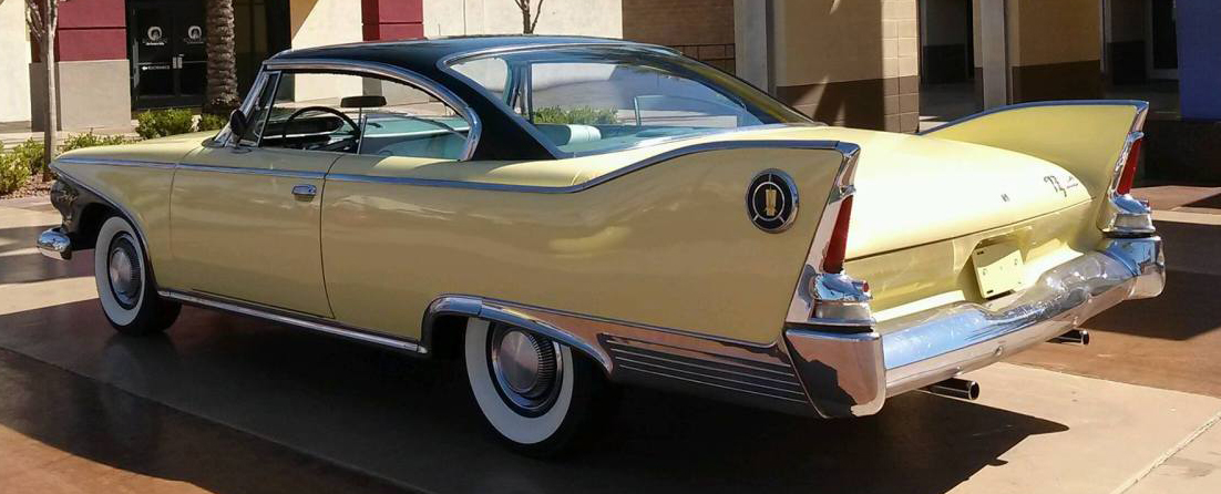 1960 Plymouth with parabolic roofline