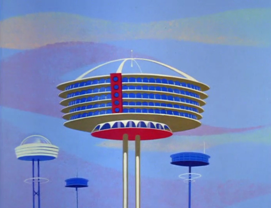 The Jetsons' apartment building